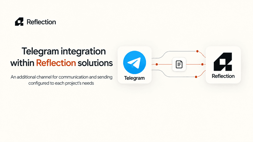 Reflection Enables Telegram Integration Across Its Technology Solutions